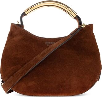 Moschino Borsa tote con manico - Marrone