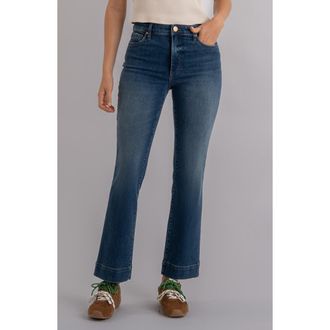Kut from the Kloth Kelsey Fab Ab High Waist Kick Flare Jeans in Cool at Nordstrom, Size 00