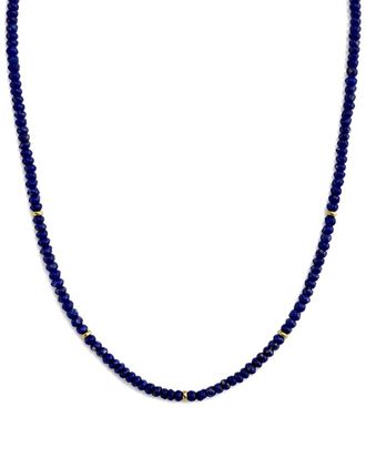 Jewelmak 14K Lapis Necklace