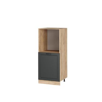 Vicco Armario Para Horno Empotrado R-line, Antracita Casa De Campo, 60 Cm