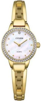 Citizen Quartz Crystal White Dial Ladies Watch EZ7012-85D