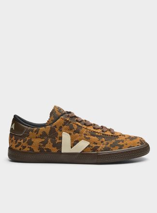Veja Womens Spotted brown suede Panenka sneakers Women