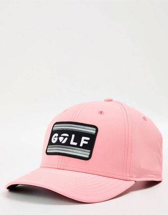 TaylorMade Taylormade Mens 24 Sunset Logo Wordmark Baseball Cap - Pink - Size: MENS