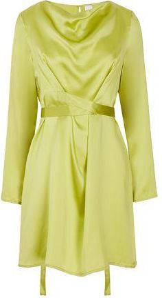 8 by YOOX SILK L/SLEEVE MINI DRESS