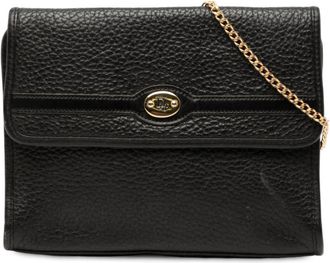 Dior Pre-owned Dior Leather Chain Crossbody 3O010KGK7SFDNUMD
