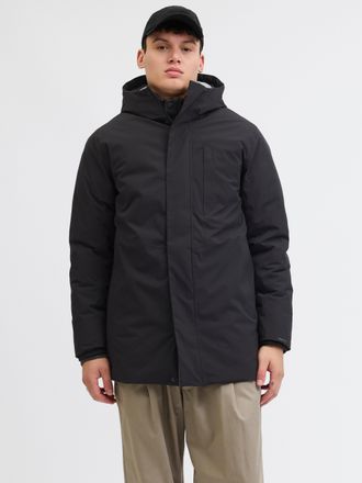 Jack & Jones Parka JACK & JONES JJEKEEN PARKA AW25 SN, Herren, Gr. S, schwarz, Web, Obermaterial: 100% Polyester, unifarben, regular fit, hoch geschlossener Aussch