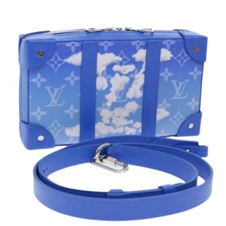 Louis Vuitton Vintage Cross Body Bags, unisex, Blue, ONE SIZE, Pre-owned Canvas Cross Body Bag
