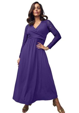Jessica London Lace Sweetheart Dress in Midnight Violet at Nordstrom, Size 16