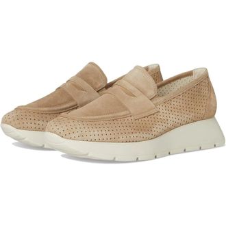 Paul Green Alexa Flat Womens Grain Soft Suede Platform Loafers VER1567