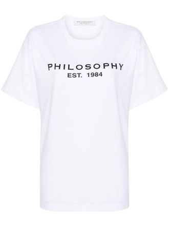 Philosophy di Lorenzo Serafini T-shirt con stampa - Bianco