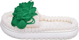 Generic Womens Slippers Cozy Floral Footwear Comfortable Open Toe Fuzzy Home Clogs For Warmth And Relaxation Large Flower Design For Her Cozy House Slippers(G