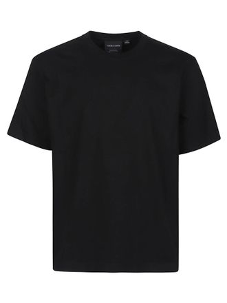 Canada Goose Black Novo Logo Crew Neck Cotton T-Shirt