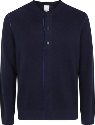 Paul Smith Round-neck Truien - Heren - Ronde hals truien - Blauw - S - Truien & Vesten