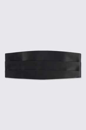 Moss Black Cummerbund