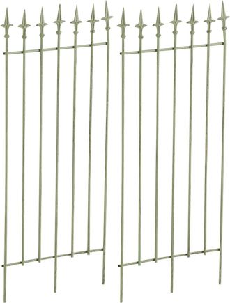 Clp Clp - Set De 2 Rejas Para Jard&iacute;n Elisa Verde Antiguo