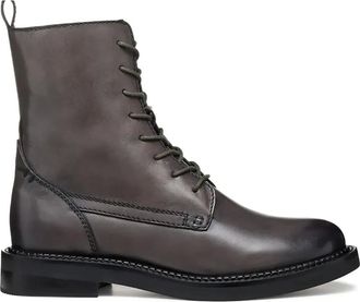 Geox 35mm Serilda lace-up fastening boots - Grey