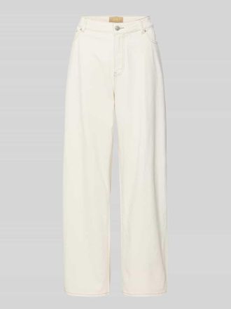 Jack & Jones Baggy Jeans im 5-Pocket-Design Modell KYOTO in Offwhite, Gr&ouml;&szlig;e 24/32