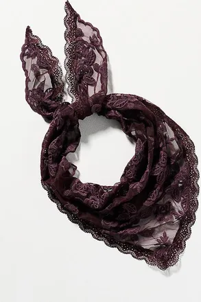 Elizabeth Gillett Floral Lace Hair Scarf