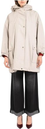 Max Mara Dames, Mantels, Beige, Maat: XS Katoen