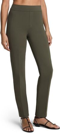 Spanx SPANXsupersmooth PerfectFit Ponte Slim Straight Leg Pants in Dark Pine at Nordstrom, Size 3X