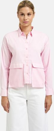 Smith & Soul Hemdbluse SMITH & SOUL, Damen, Gr. XXL, sugar, Web, Obermaterial: 70% Baumwolle, 27% Polyester, 3% Elasthan, regular fit h&uuml;ftlang, 2-Knopf-Manschette 