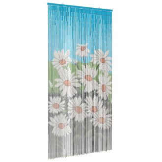 vidaXL Cortina De Puerta Insectos Multicolor 100 X 200 Cm Bamb&uacute; Vidaxl