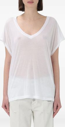Dondup T-shirt con scollo a V - Bianco