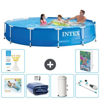 Intex Piscina Con Estructura Redonda - 366x76 Cm - 7-piezas S87
