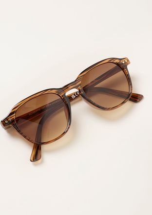 Fat Face FatFace Parker Brown Preppy Sunglasses