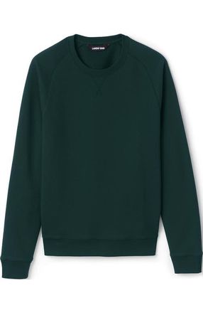 Lands End School Uniform Adult Long Sleeve Crewneck Sweatshirt in Evergreen at Nordstrom, Size Xx-Small