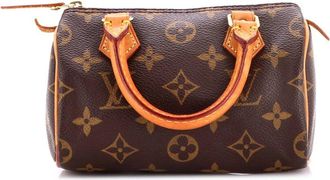Louis Vuitton Brown Monogram Canvas Speedy Mini Hl (Authentic Pre-Loved)