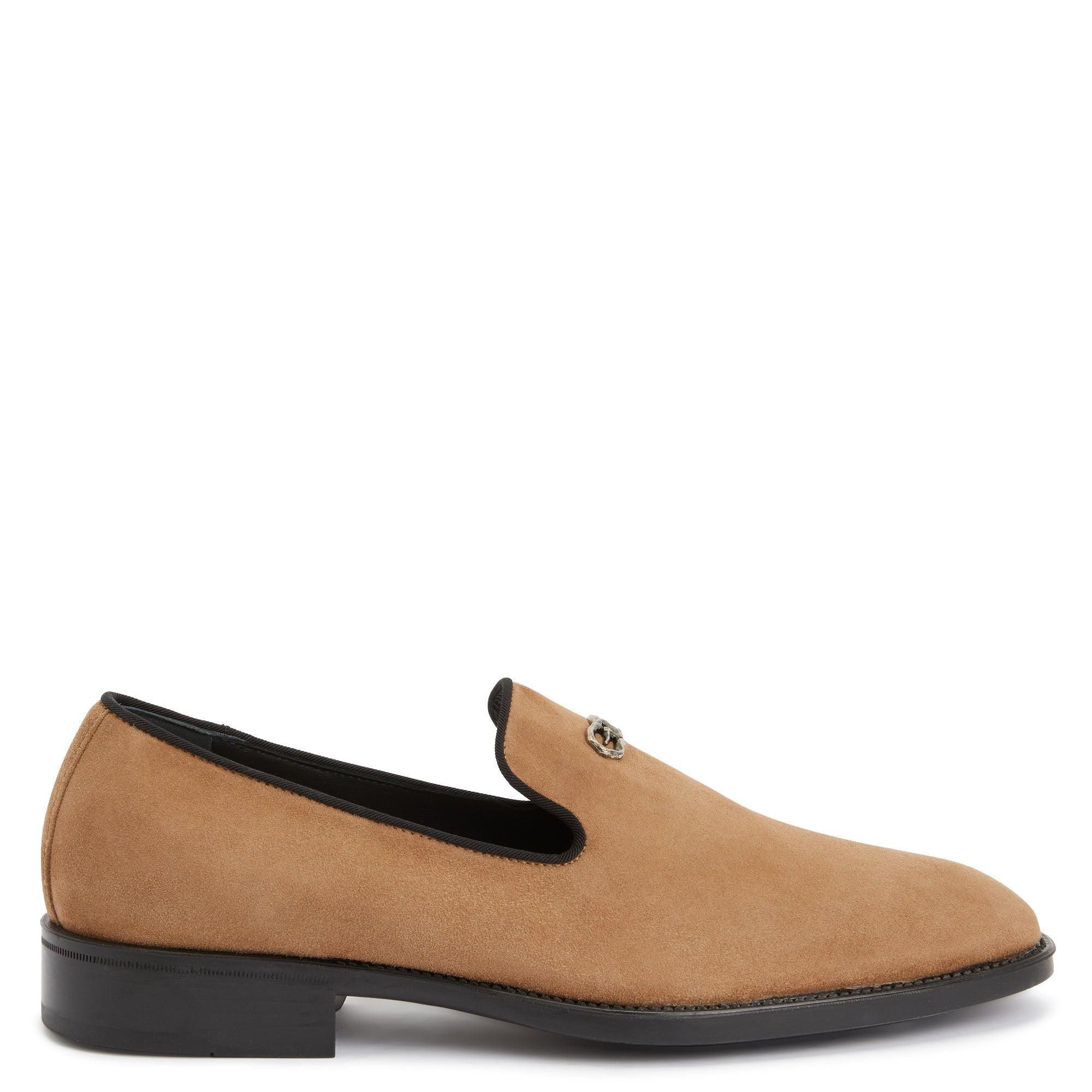 Zanotti sued leather loafers with gold toe. Comfort, lightweight and nearly new. Giuseppe Zanotti Crocodile-Embossed Leather Loafers | Saks  main image 3