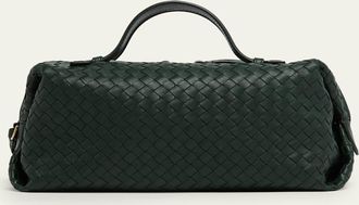 Bottega Veneta Gioco Leather Top-Handle Bag
