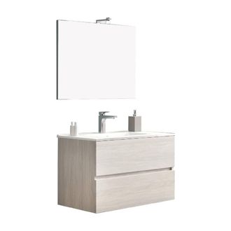 Savini Mobile Bagno easy Base 101 X 47 X H.53 - Rovere Grigio