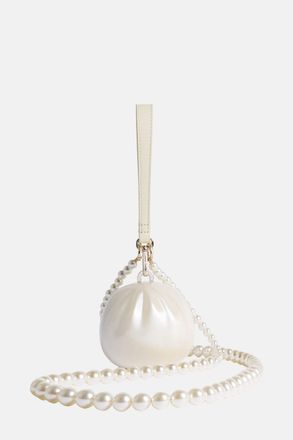 Simone Rocha Borsa Crossbody Pearl Dim Sum