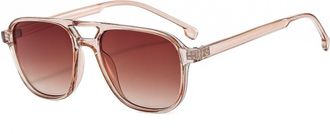 Generic Mens Outdoor Driving Sunglasses Womens Commuting And Vacation Sun Glasses(Orange)