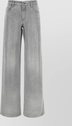 Ermanno Scervino crystal embellished denim pockets