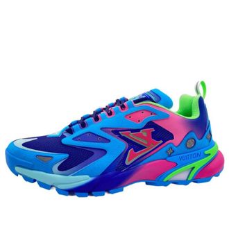 Louis Vuitton LV Runner Tatic Sneakers Blue Pink Green 1A9UOL