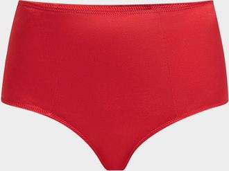 Kiki De Montparnasse Tous Les Jours High-Rise Stretch Silk Panties