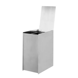 Ferm Living Sama Abfalleimer, Edelstahl geb&uuml;rstet