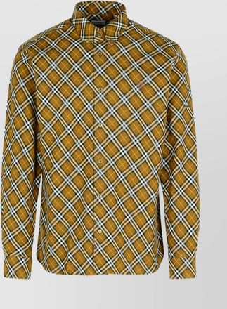 Burberry checked cotton shirt