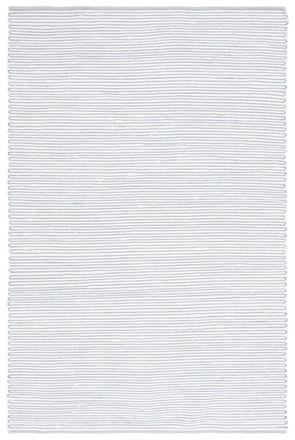 Safavieh Alfombra costero de algod&oacute;n azul/blanco, 122 x 183 cm