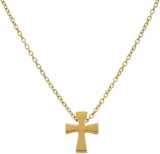 Italian Gold, Inc 10K Cross Pendant Adjustable Necklace