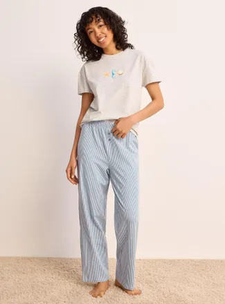 Twik Womens Straight-leg stretch pyjama pant