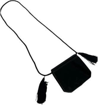 Saint Laurent Pre-owned Plastic Schoudertas - Dames - Vintage Mini Tas - Zwart - ONE Size - Vintage
