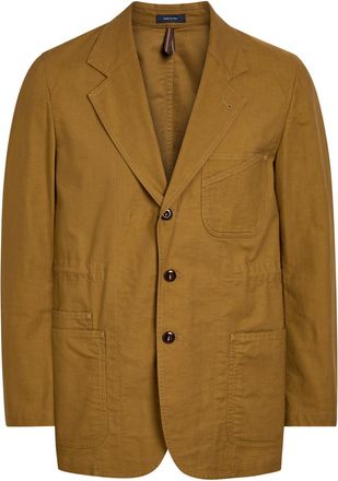 Drake's Drakes Cotton-twill Blazer Jacket - Brown - 52 (UK42 / XL)