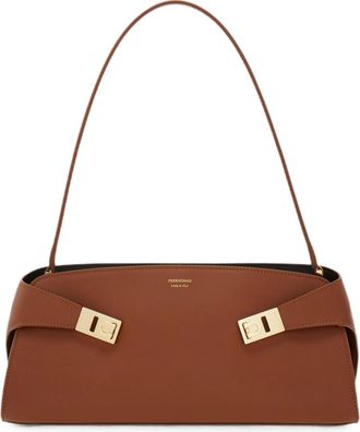Ferragamo Calf Leather Hug Sh Ew Shoulder Bag