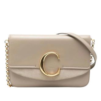 Chlo&eacute; Pre-owned Cross Body Bags, female, Beige, Size: ONE SIZE Pre-owned Crossbody Bag