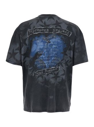Represent Mens Crew Neck T-Shirt Romance Black Cotton T-Shirts And Polos