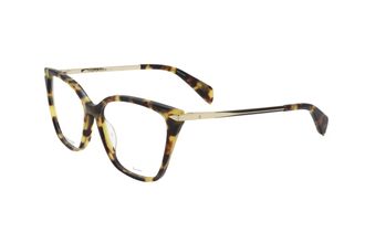Rag & Bone Rag & Bone Womens 53 mm Brown Havana Gold Eyeglasses